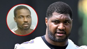 Calais Campbell and brother Ciarre Campbell mug shot getty