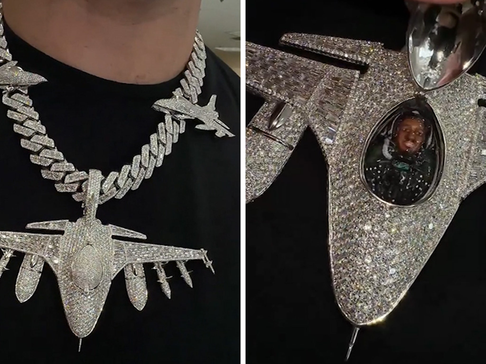 Justin Jefferson Just Copped A New Diamond Chain Featuring A Jet Pendant