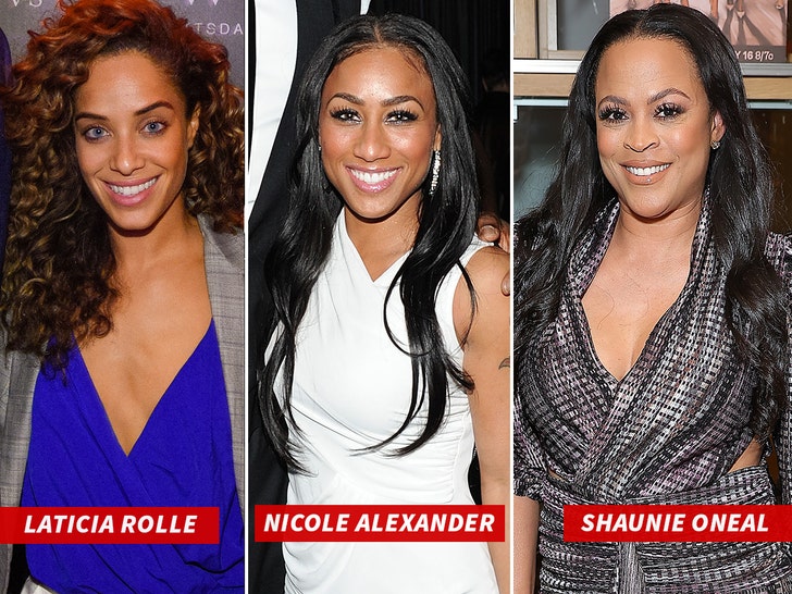 Laticia Rolle Nicole 'Hoopz' Alexander Shaunie Oneal