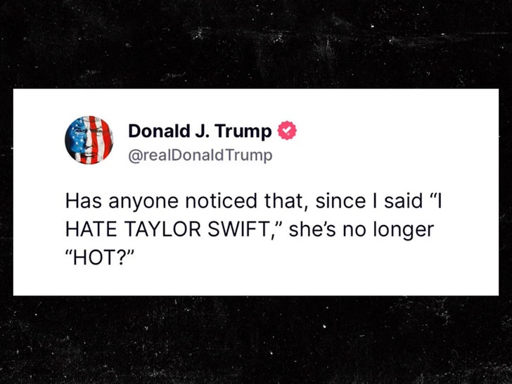 Donald Trump Taylor Swift X