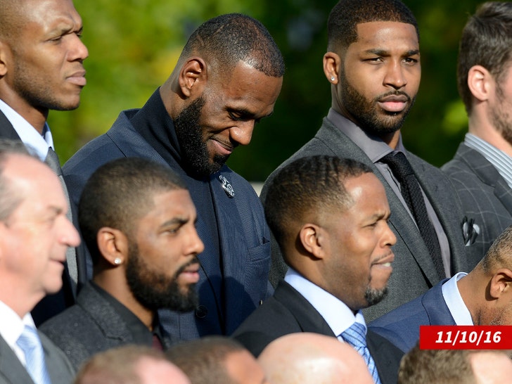 tristan thompson  Champions Cleveland Cavaliers Visit The White House getty