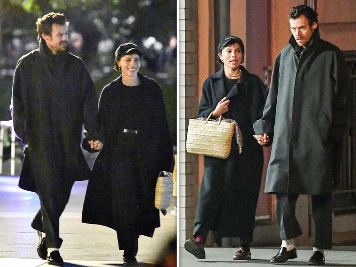 Harry Styles and Zoë Kravitz Hold Hands During Date Night at NYC’s Omen Restaurant After Leaving Music Studio