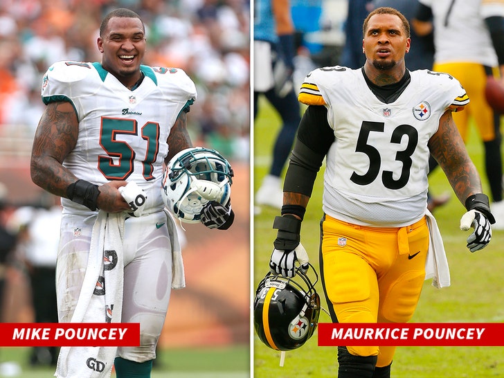 mike and Maurkice Pouncey getty 1