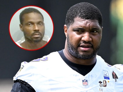 Calais Campbell and brother Ciarre Campbell mug shot getty
