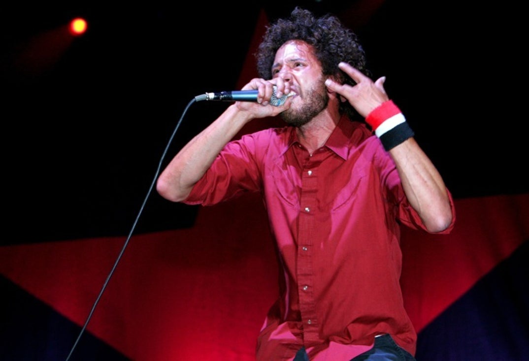 2007: Zack de la Rocha of Rage Against the Machine