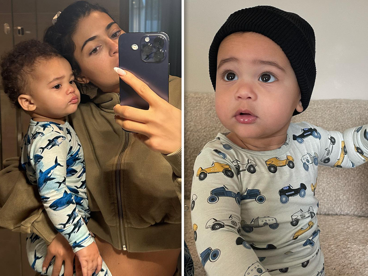 Kylie Jenner Gives a Glimpse at Baby Boy's Impressive Sneaker