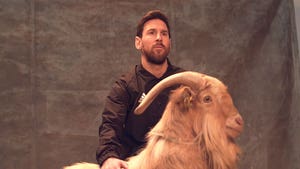 Lionel Messi Poses with Goats While Saying He's Not the G.O.A.T.