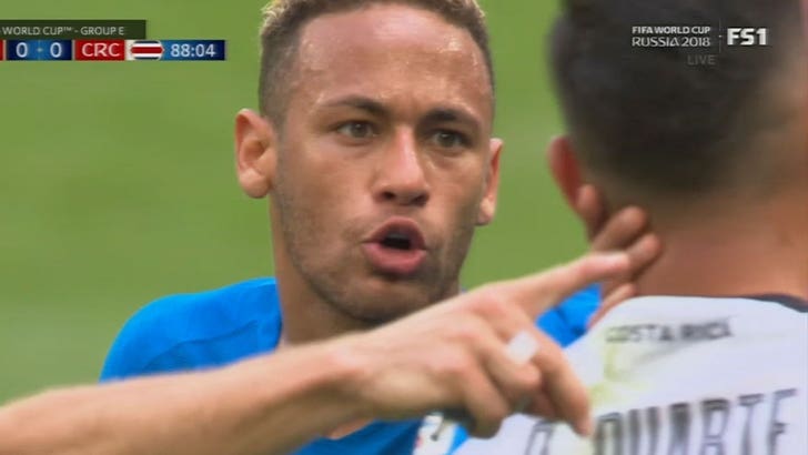 Neymar Cusses Out Costa Rica Player, 'Puta'