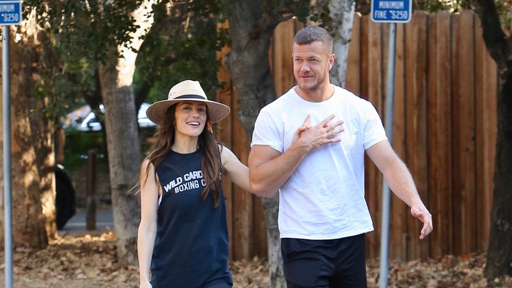 Minka Kelly And Dan Reynolds At The Park