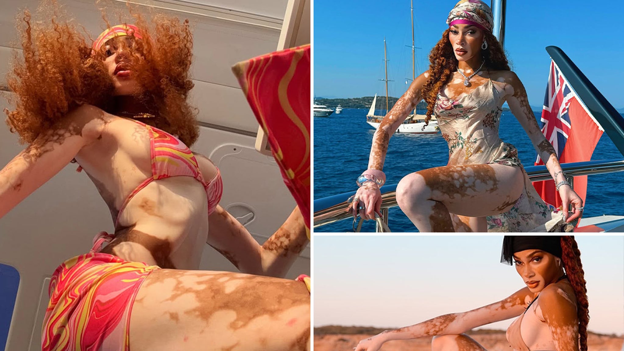 Winnie Harlow's Yachty Summer Shots ... Total Babe On A Boat!