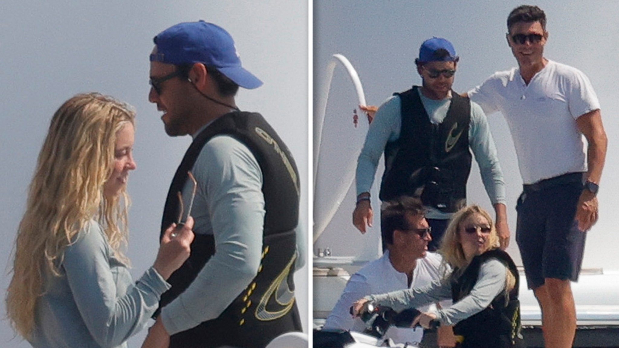 Sydney Sweeney, Scooter Braun Jet Ski Off Mallorca Coast on Yacht Escape