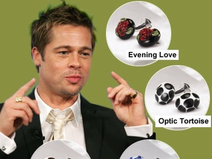 Brad Pitt and Nathan Tim Cufflinks