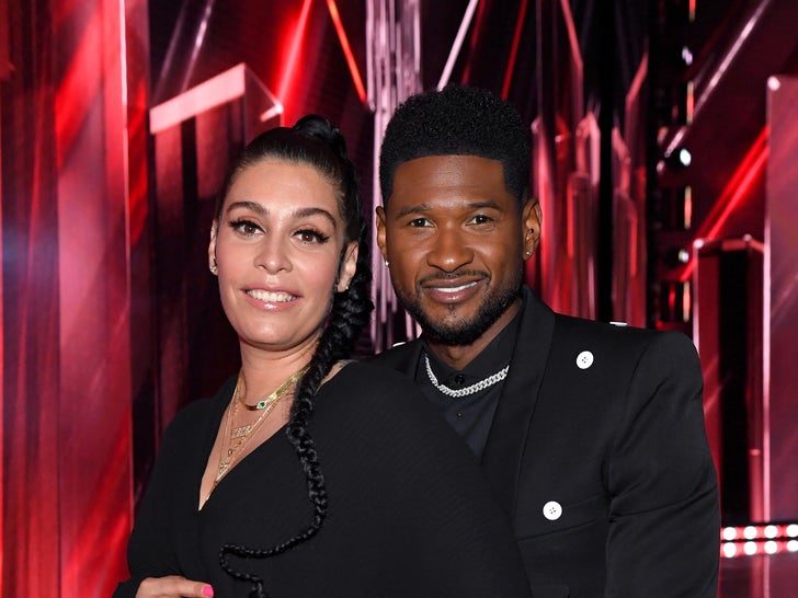 Usher and Jennifer Goicoechea -- Together Photos