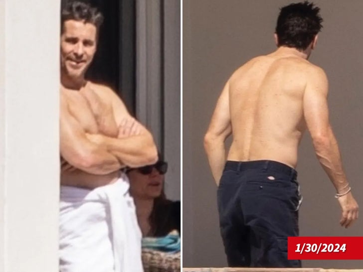 Christian Bale Shirtless In Cabo