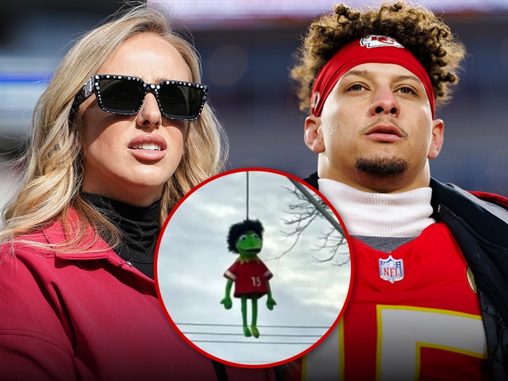 Brittany Mahomes critica fãs de contas ‘nojentas’ por causa do boneco de Patrick