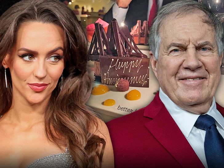 jordon hudson bill belichick cake anniversary main getty instagram composite