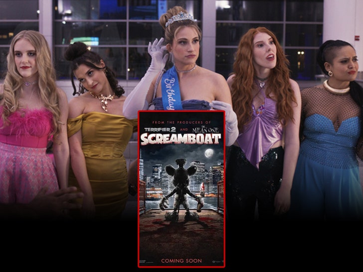 screamboat poster with princesses