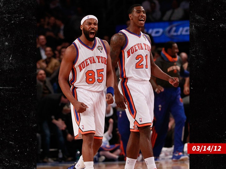 Iman Shumpert baron davis knicks getty