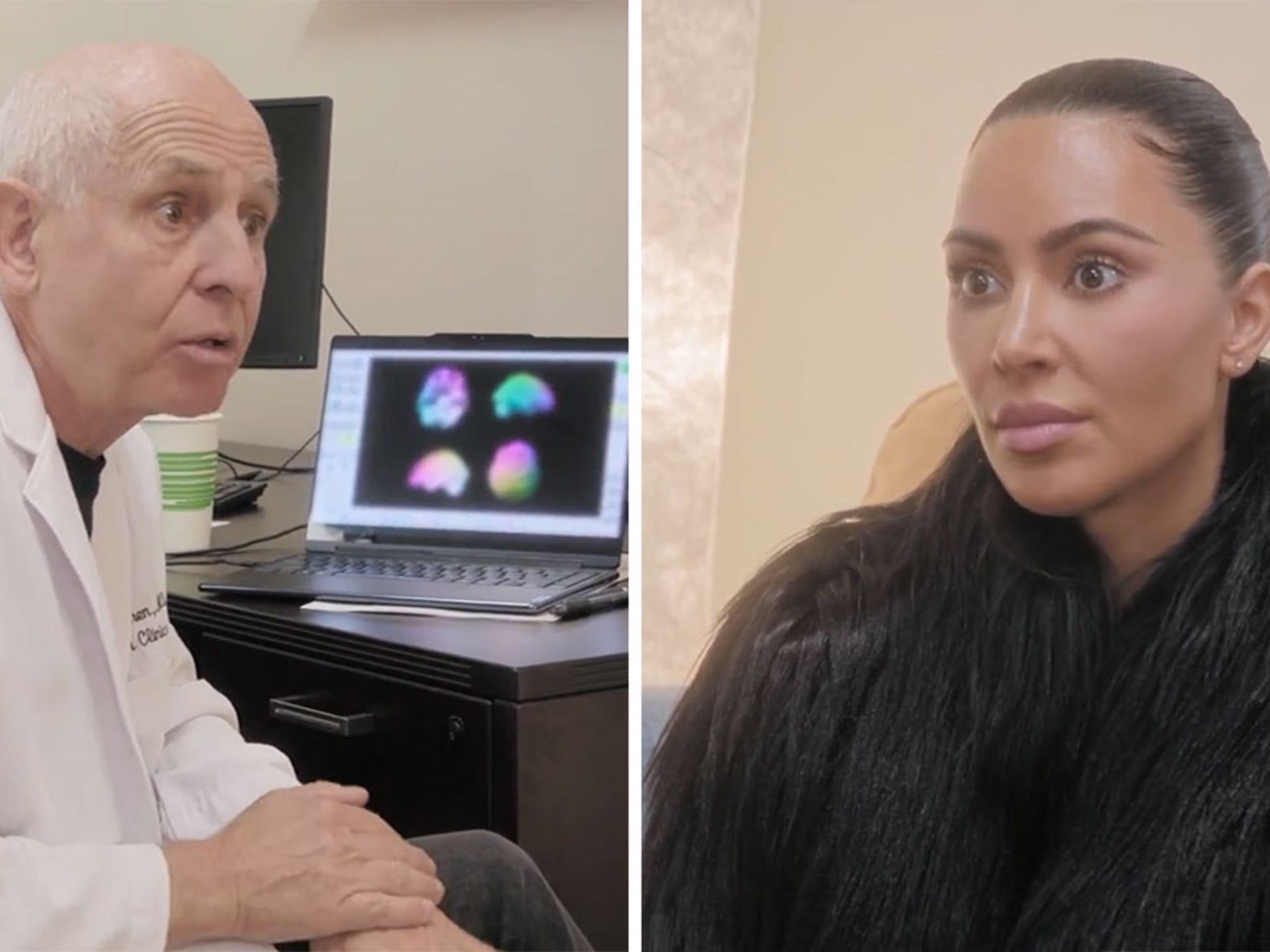 Kim Kardashian Reacts to Doctor Saying She Has Low Brain Activity