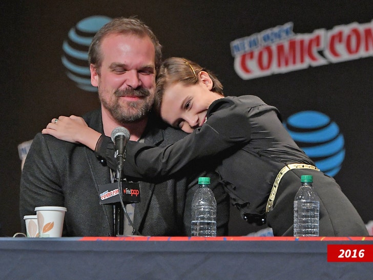 millie bobby brown david harbour sub getty 2