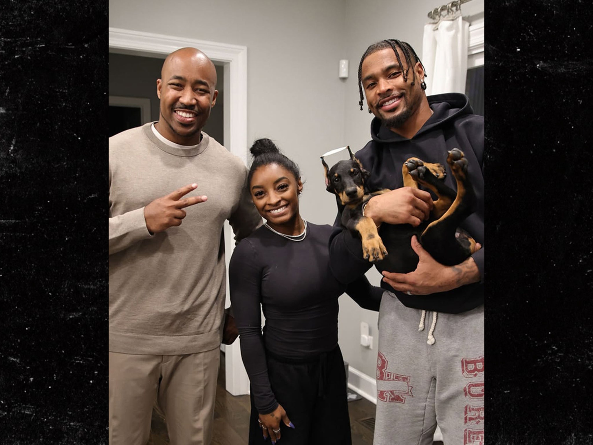 Simone Biles’ Dog Breeder Claims He's Getting Death Threats For Ear Cropping Pup