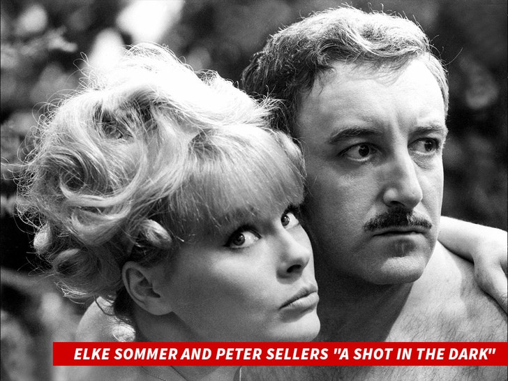 Elke Sommer and Peter Sellers A Shot in the Dark everett 1