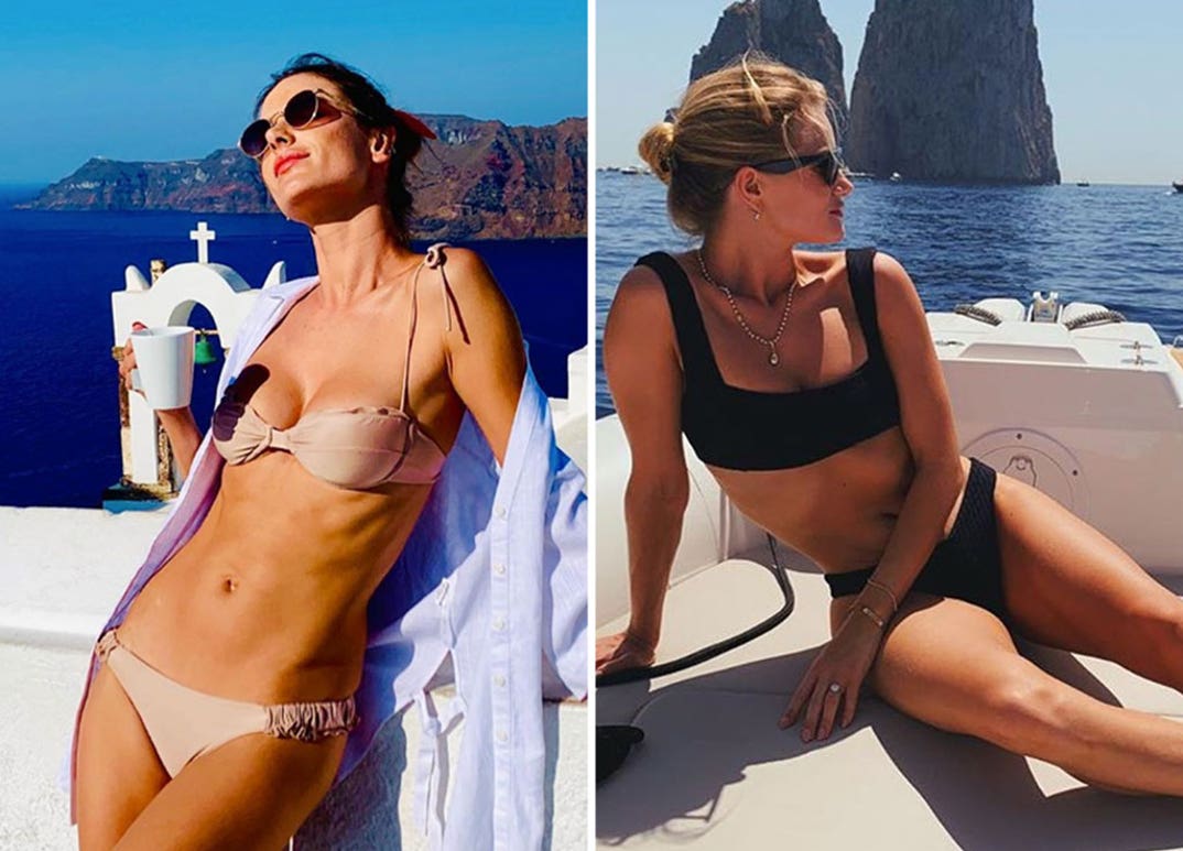 Alessandra Ambrosio (38) vs. Rosie Huntington-Whiteley (32) -- Models On Vacay Edition