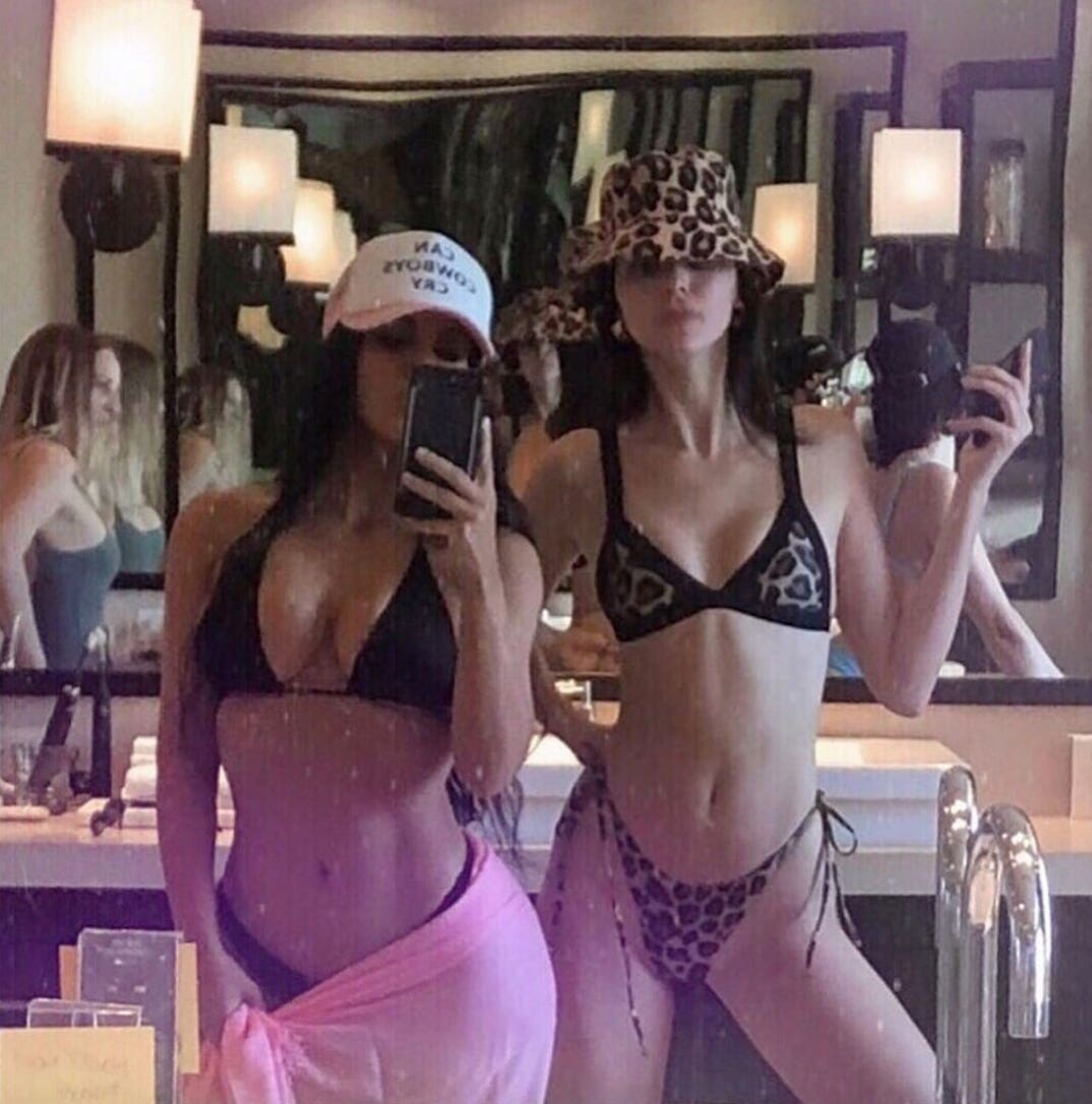 Kim Kardashian (38) vs. Kendall Jenner (23)