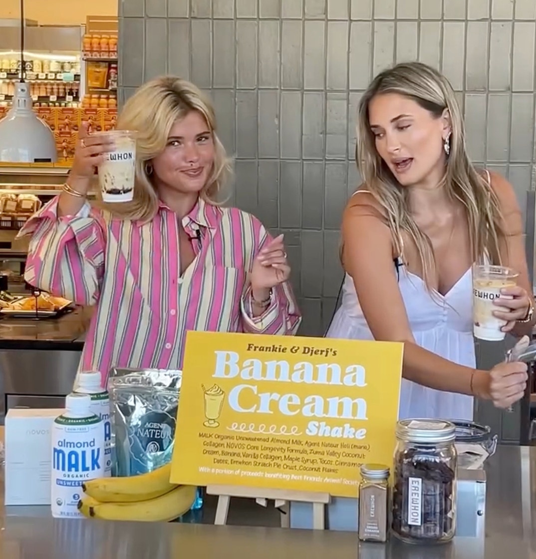 Matilda Djerf and Francesca Aiello