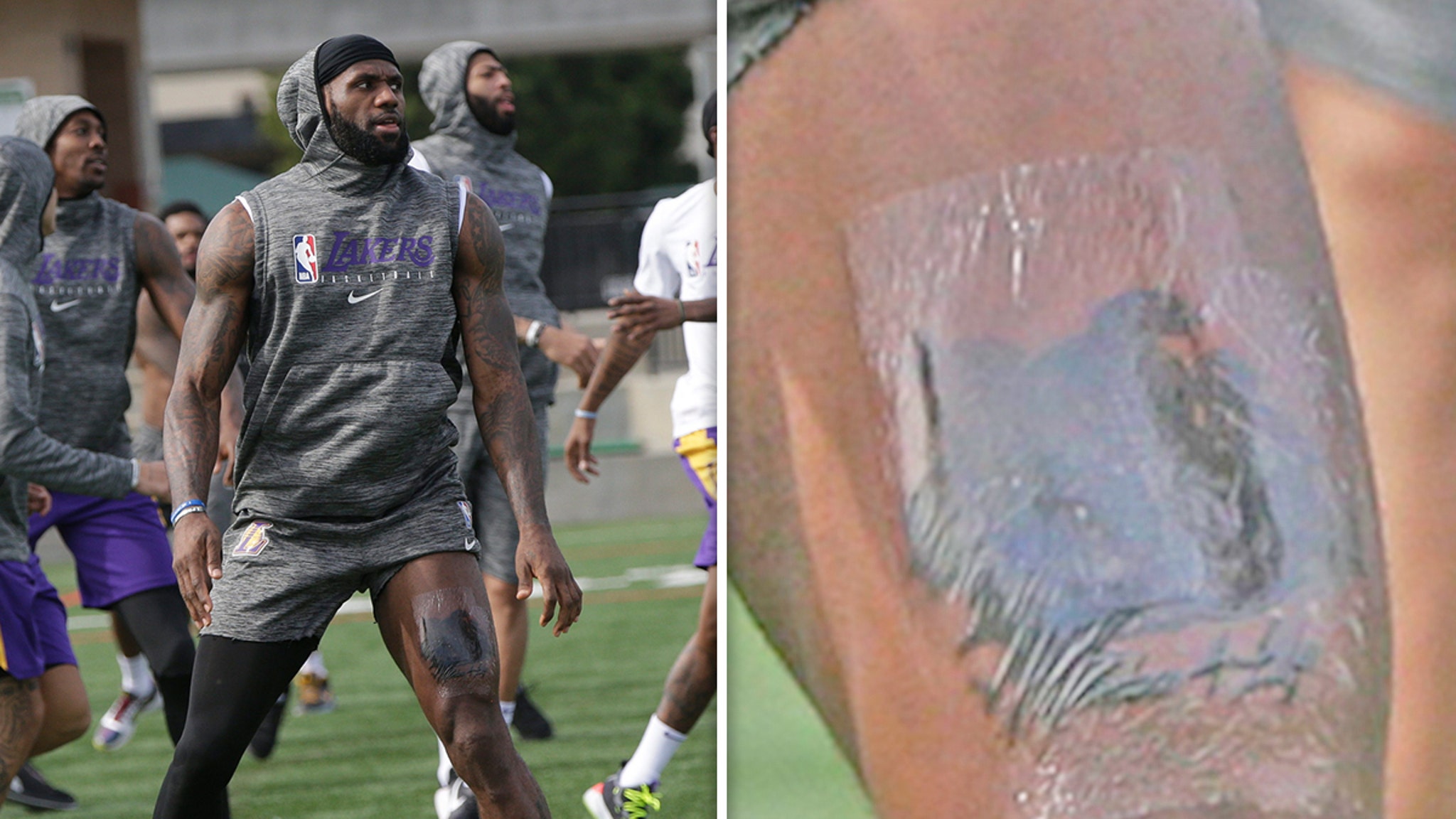 Lebron James' Kobe Bryant Tattoo Revealed, New Detailed Photo - Ce...