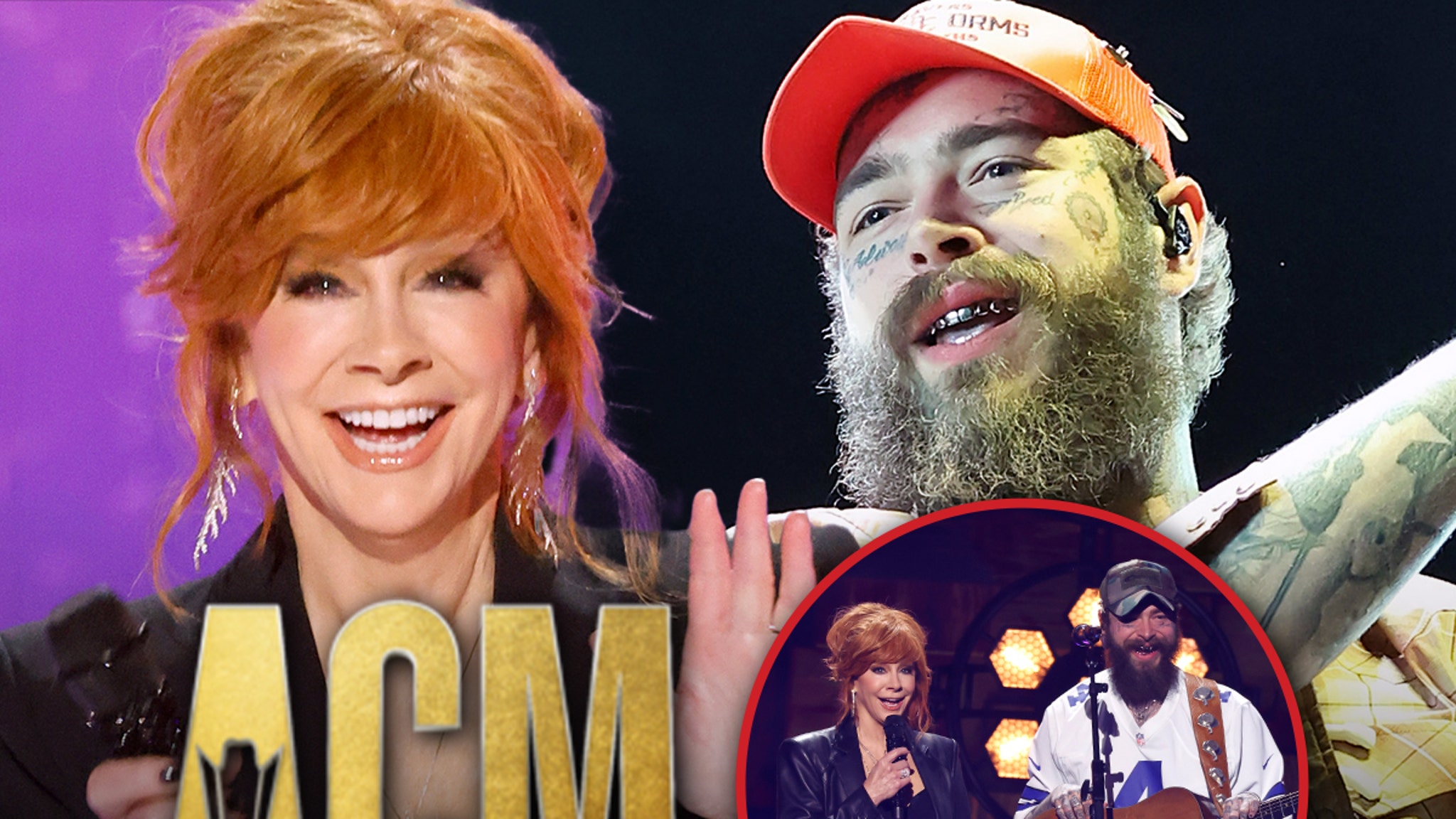 Reba and Post Malone Impress with Surprise Duet at ACM Awards #PostMalone