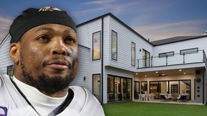 Derrick Henry Next To His Home In Dallas