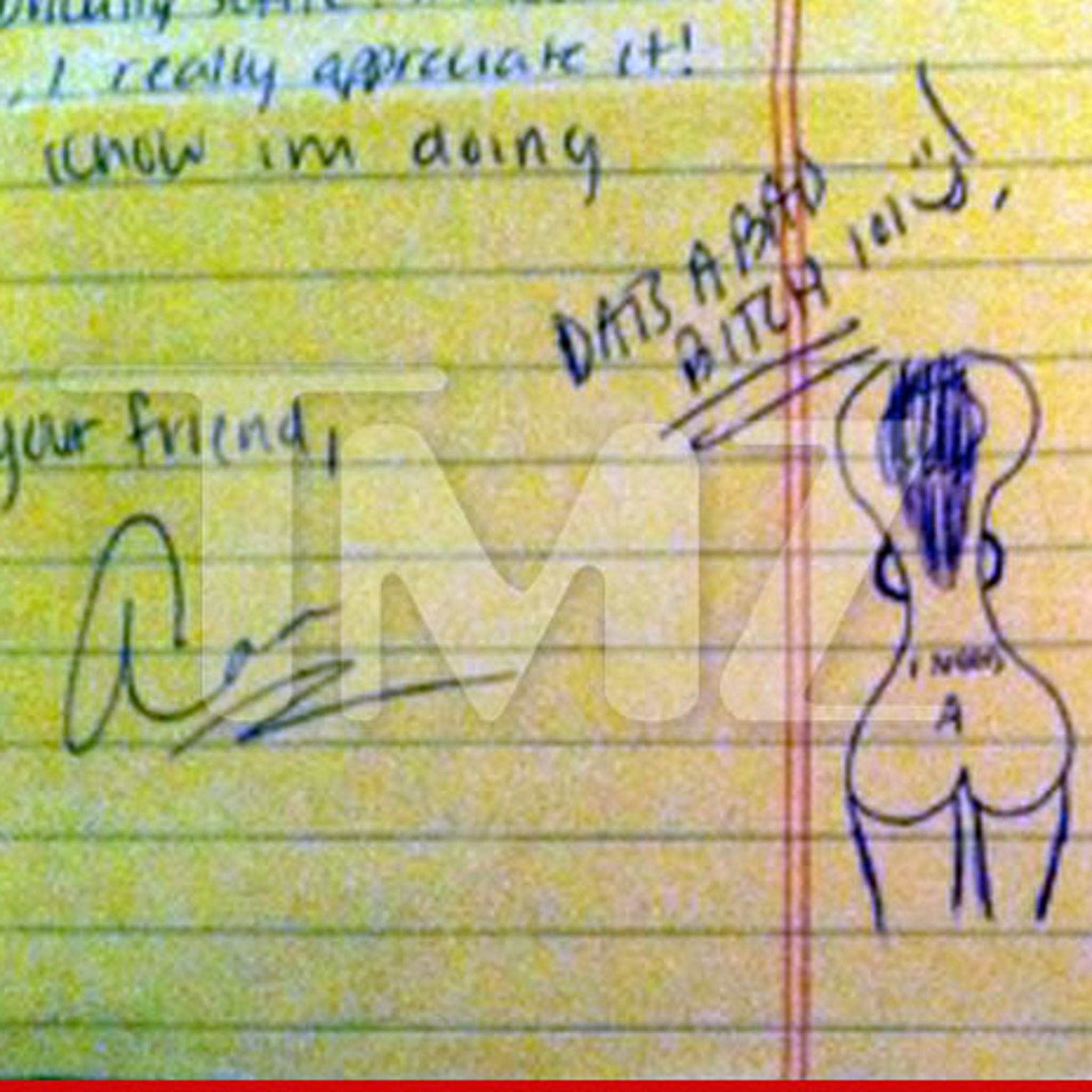 Aaron Hernandez -- DRAWING NAKED WOMEN ... to Pass the Time in Jail