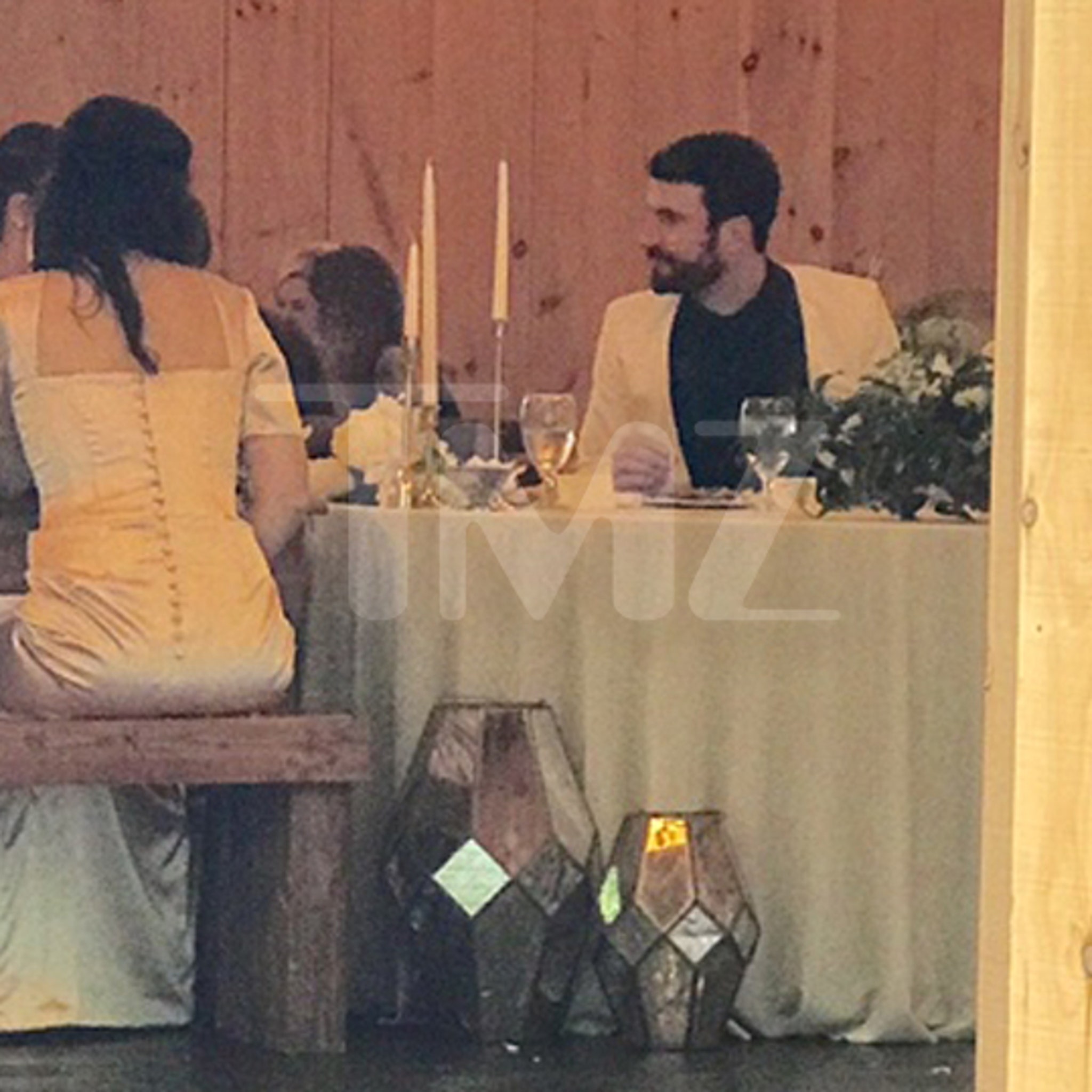 Sam Hunt and Hannah Lee Fowler Celebrate at Wedding Reception