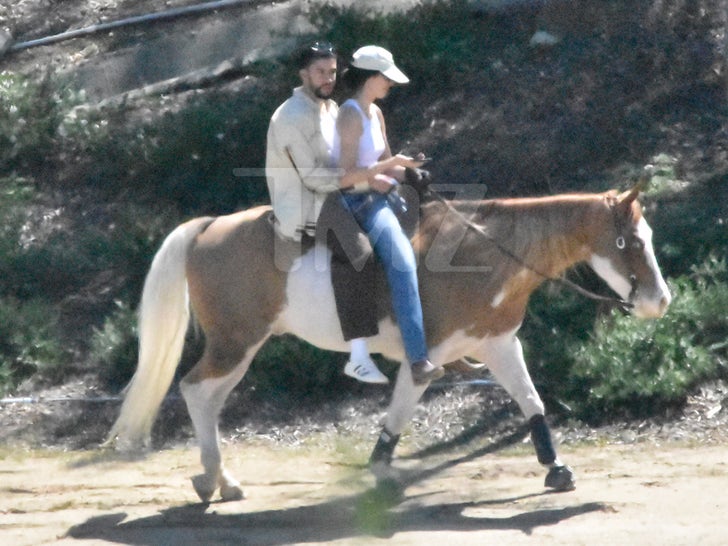 Kendall Jenner And Bad Bunny Riding a Horse Together