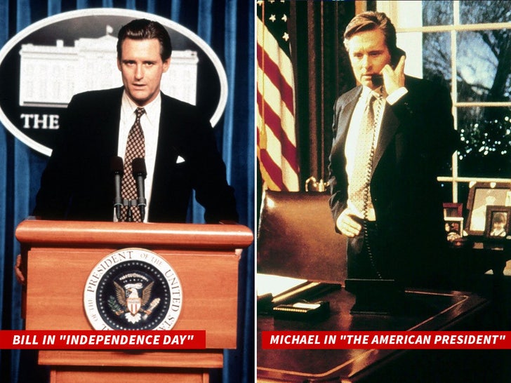 bill pullman independence day michael douglas the american president