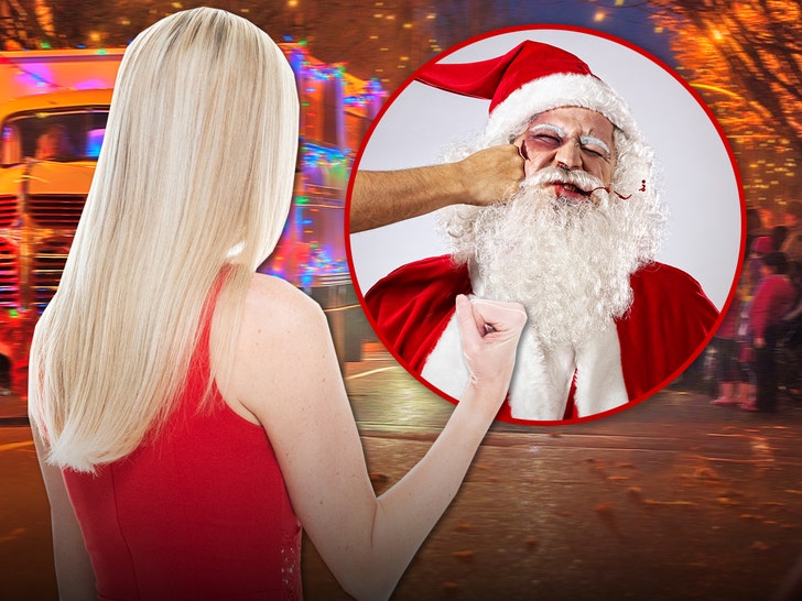 santa punched by woman at christmas parade getty 1