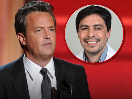 matthew perry and dr salvador plasencia getty 1