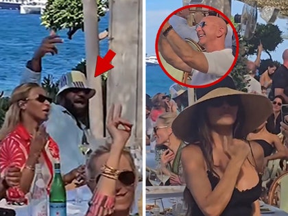 LeBron James, Jeff Bezos, Lauren Sanchez