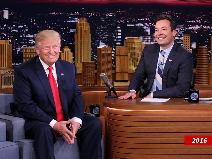 Donald Trump Jimmy Falon Sub -Getty Swipe