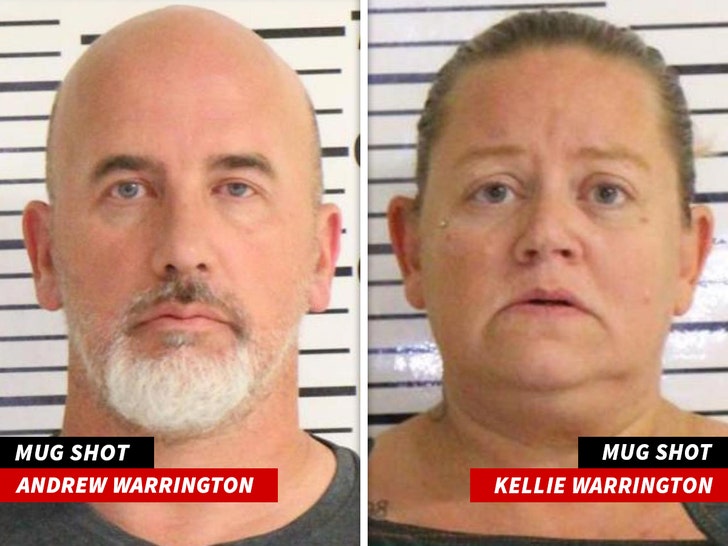 Andrew Warrington and Kellie Warrington Mug Shots 1