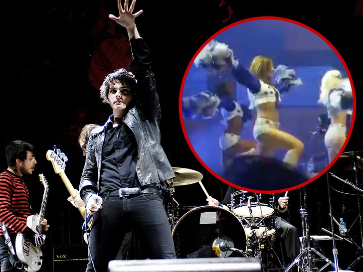 my chemical romance cheerleaders @gorebugs
