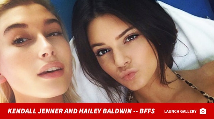 Kendall Jenner and Hailey Baldwin -- BFFs
