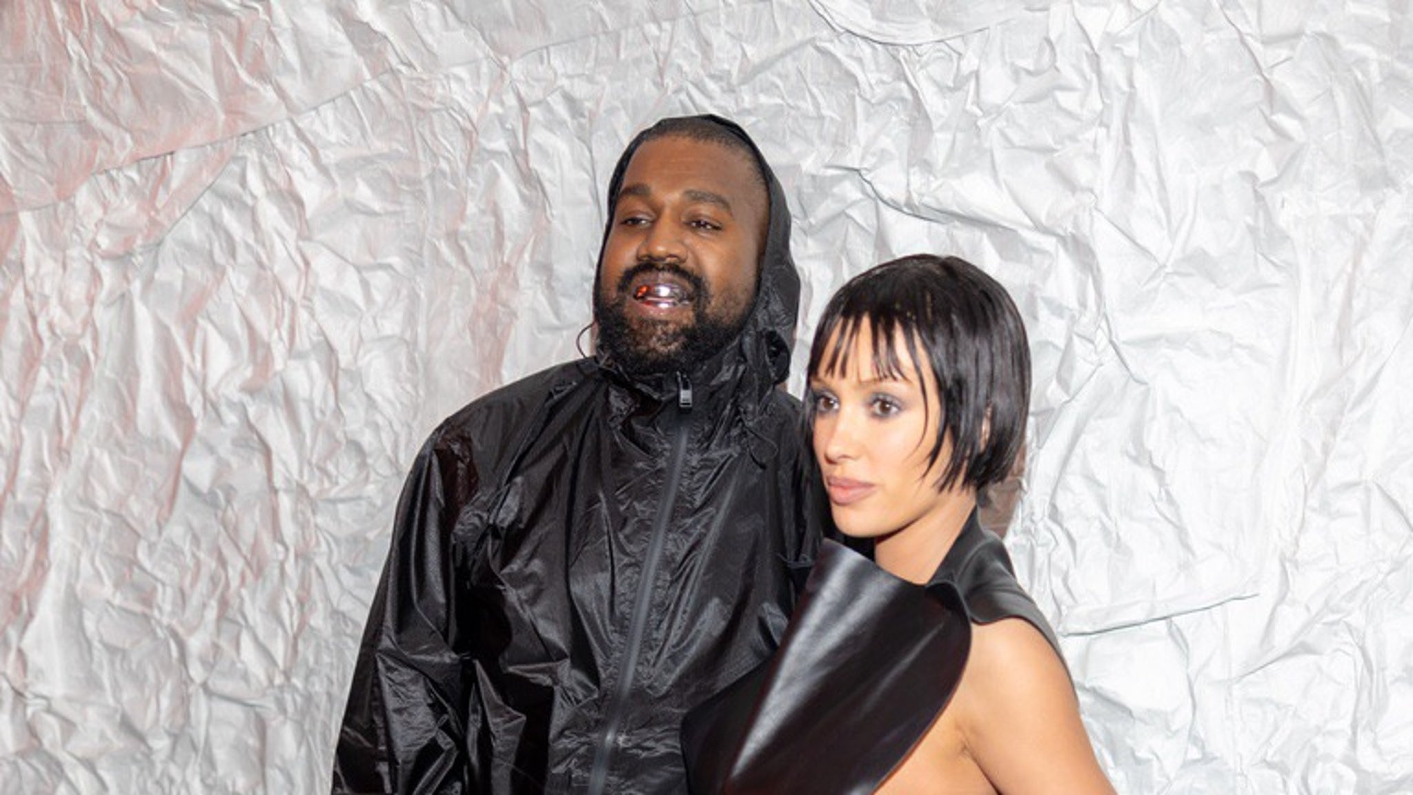 Kanye's Wife Bianca Wears Wildly Revealing Outfit at Milan Fashion Show