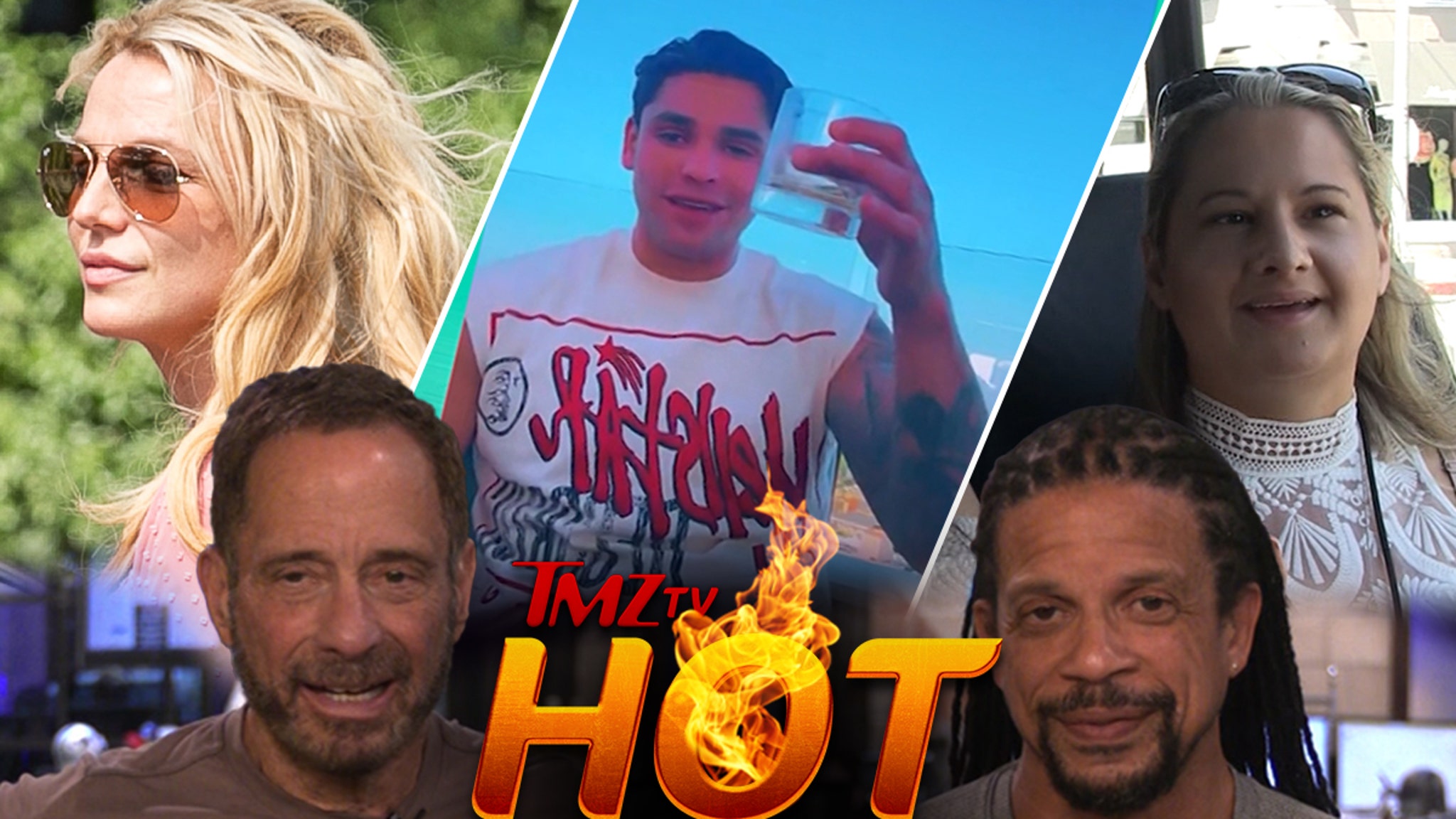 TMZ TV Hot Takes: Britney Spears' Ankle, Gypsy Rose, Victor Conte & Ryan Garcia