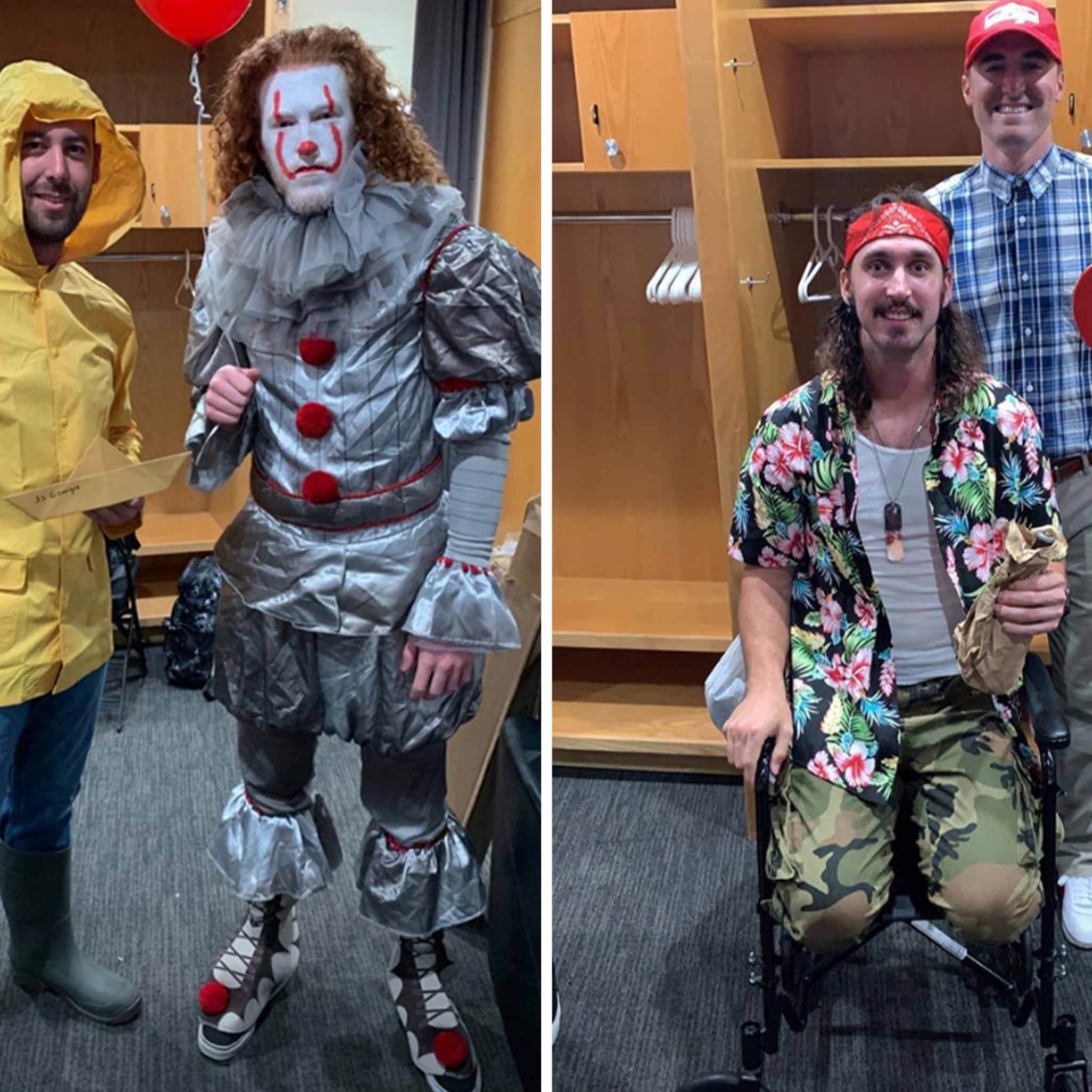 Dodgers' Dustin May Rocks Surreal Pennywise Fit At Team's Epic Costume Party