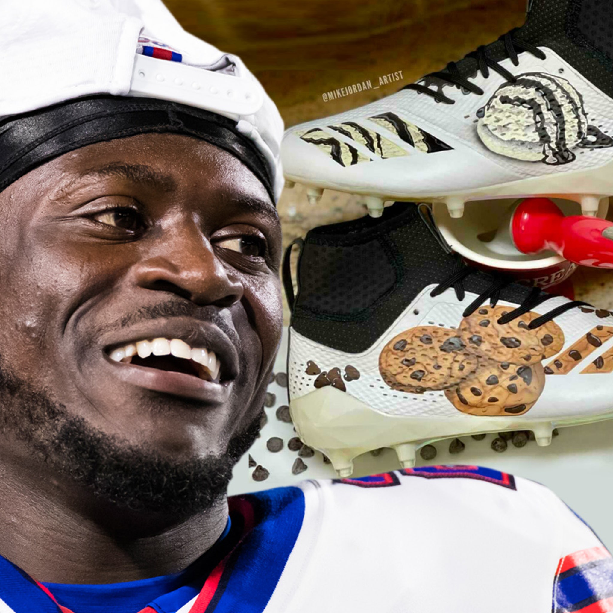 Lids Tre'Davious White Buffalo Bills ISlide Tonal Pop Slide