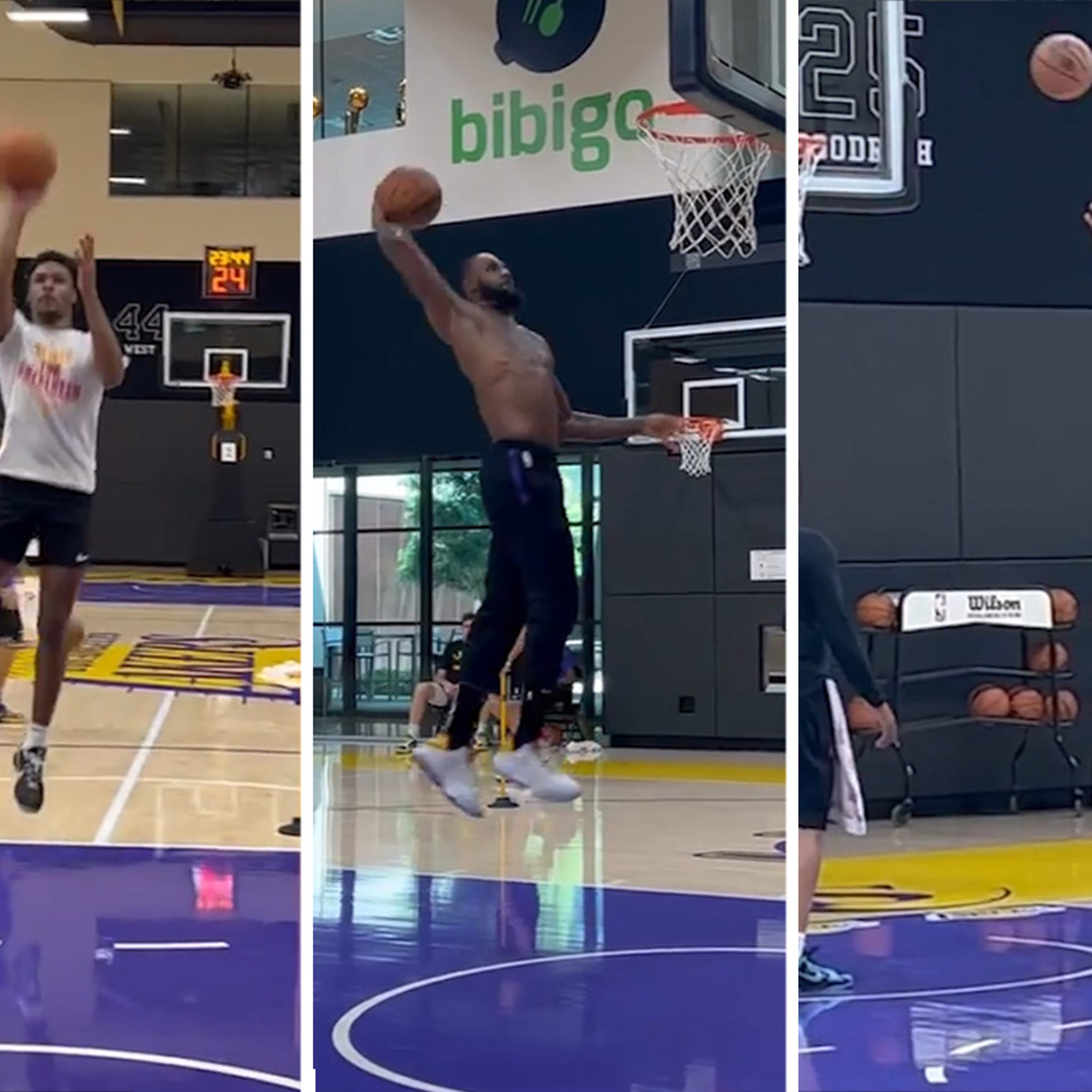 LeBron James was working out in Lakers practice facility at 4 a.m.