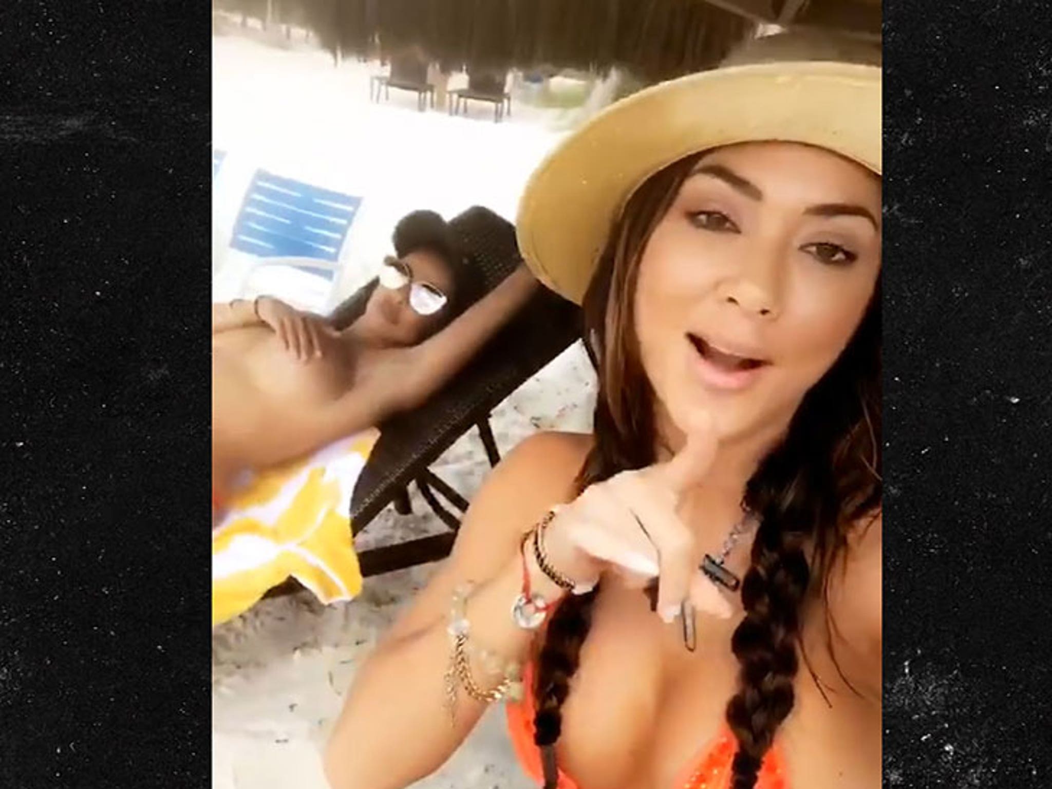 Bahamss On Nude Beach Sex - Arianny Celeste & Topless Friend Slaying Beaches in the Bahamas