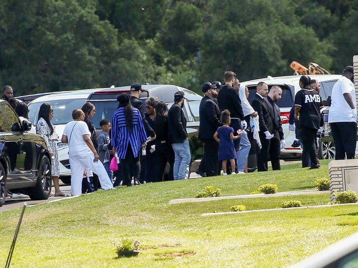 Lauren London, Nipsey Hussle's Family Front and Center at Funeral